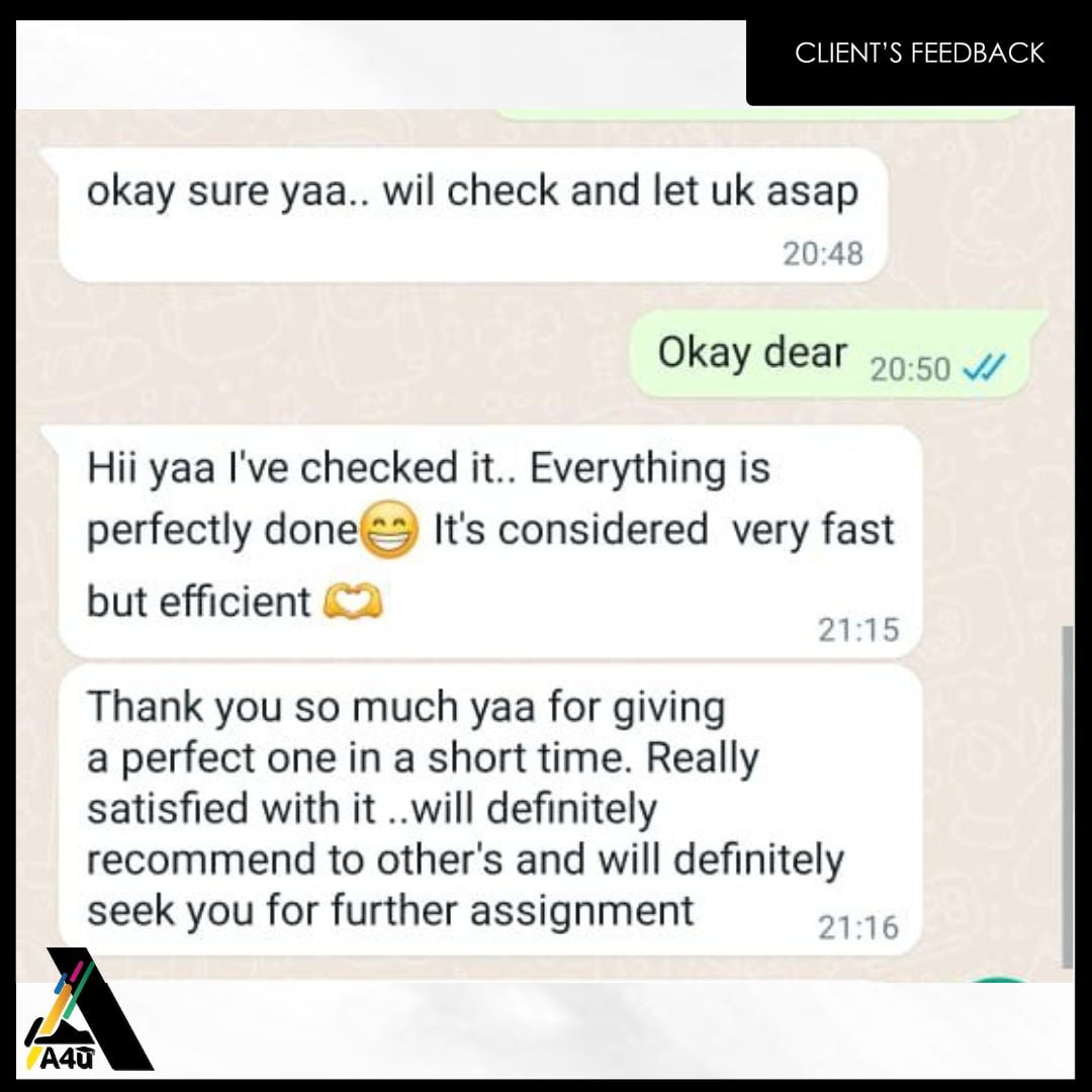Assignment Helper service's customer review 18