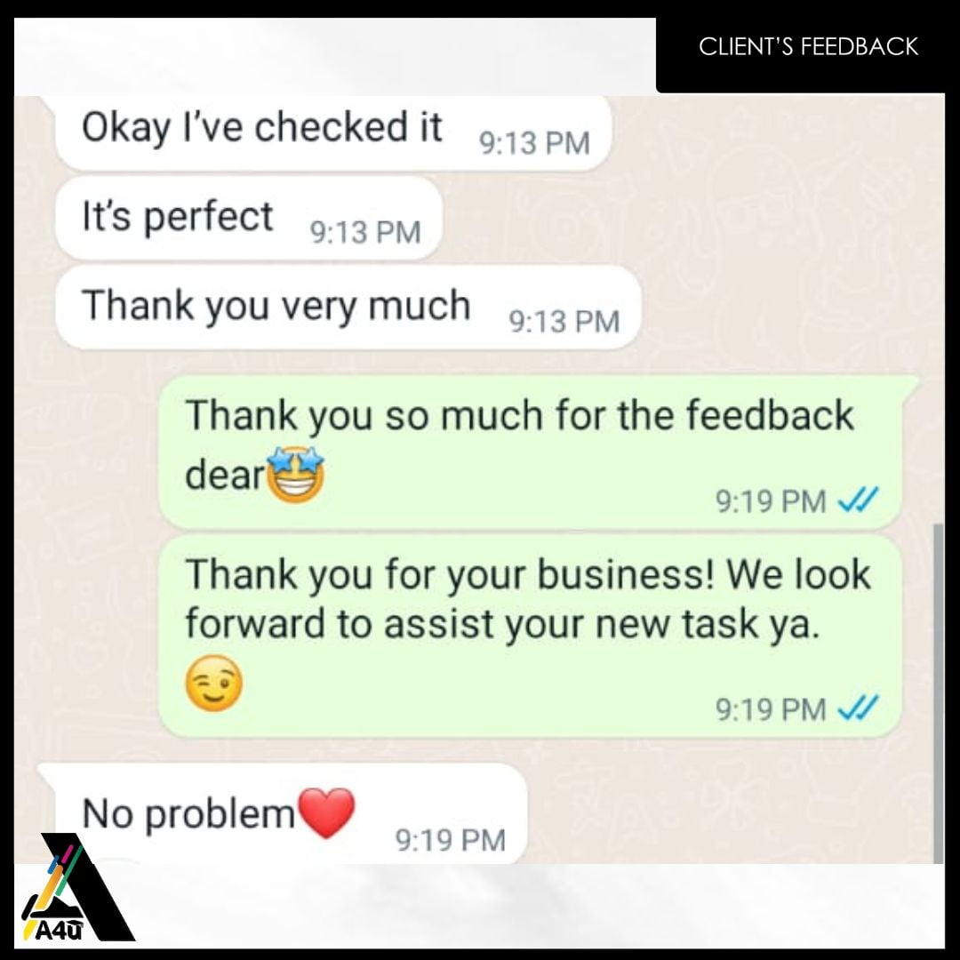 Assignment Helper service's customer review 3