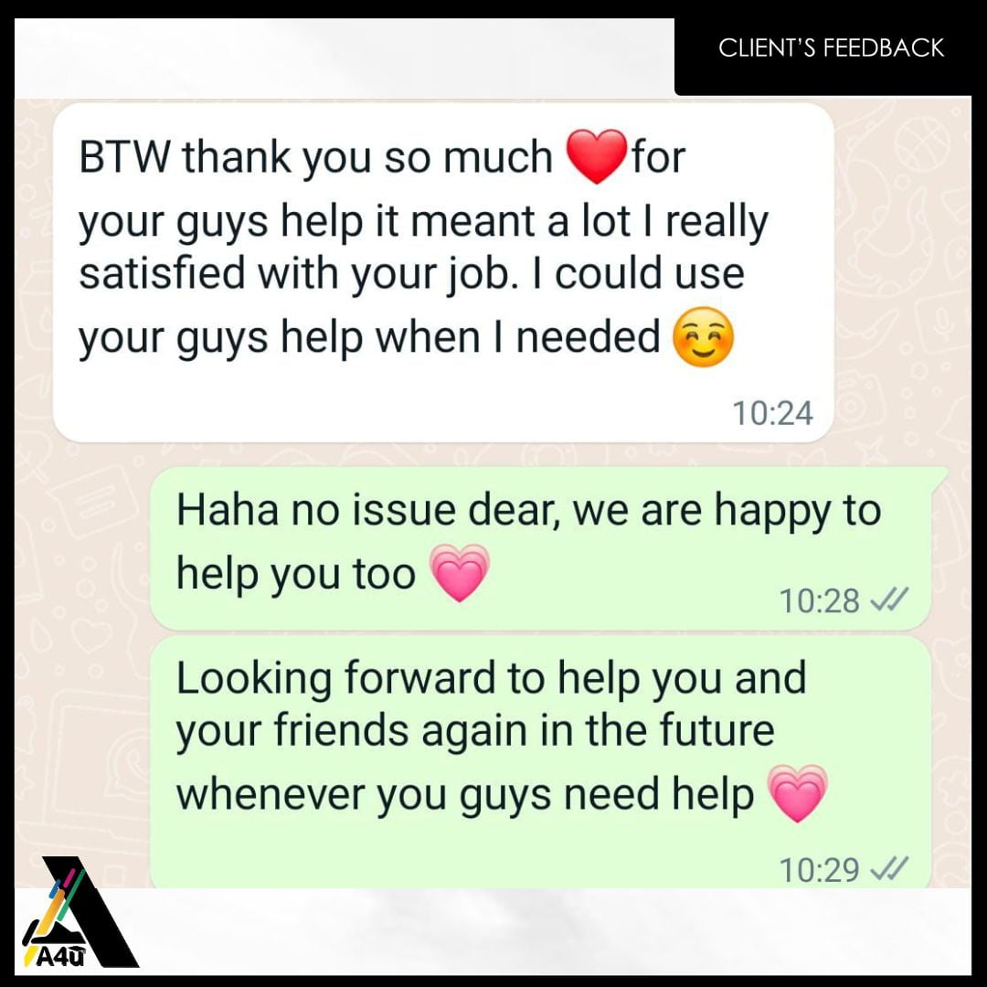Assignment Helper service's customer review 6